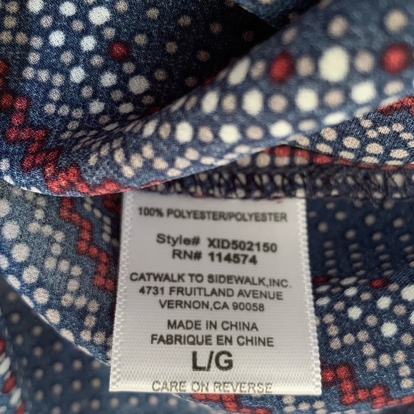 Anthropologie Pleione Semi Sheer Blouse lace up - Picture 7 of 10